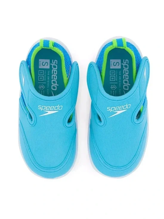 SPEEDO size Baby 5-6 SMALL Hybrid Water Shoe Pool Mesh Velcro NEW!