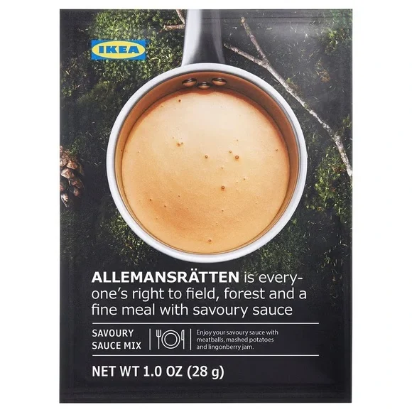 Allemanstratten IKEA Savoury Sauce Mix Creamy Brown Sauce for turkey/meatballs