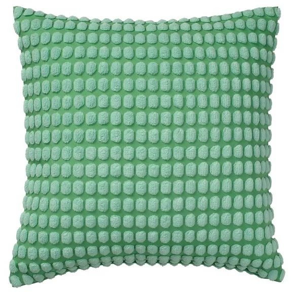 Textured Mint Green Decorative Throw Cushion Cover