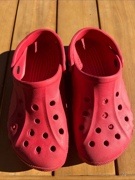 CROCS Kids Red Slip-On Water Clogs