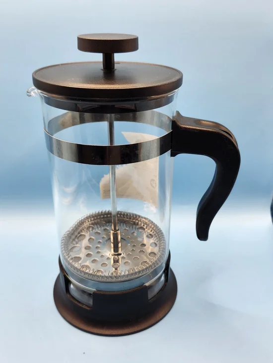 The IKEA UPPHETTA French Press Coffee Maker is a stylish and functional addition