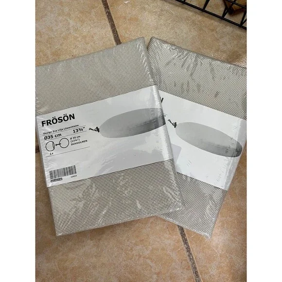 Round Cushion chair Covers Set 2 Ikea Froson outdoor beige 13 3/4