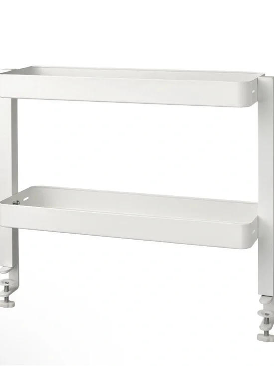 IKEA White VATTENKAR Desktop Shelf. Storage and Organization.