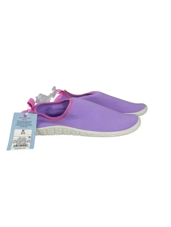 Cat & Jack Water Shoes Kids Medium 2/3 Purple New Flexible Sole Summer