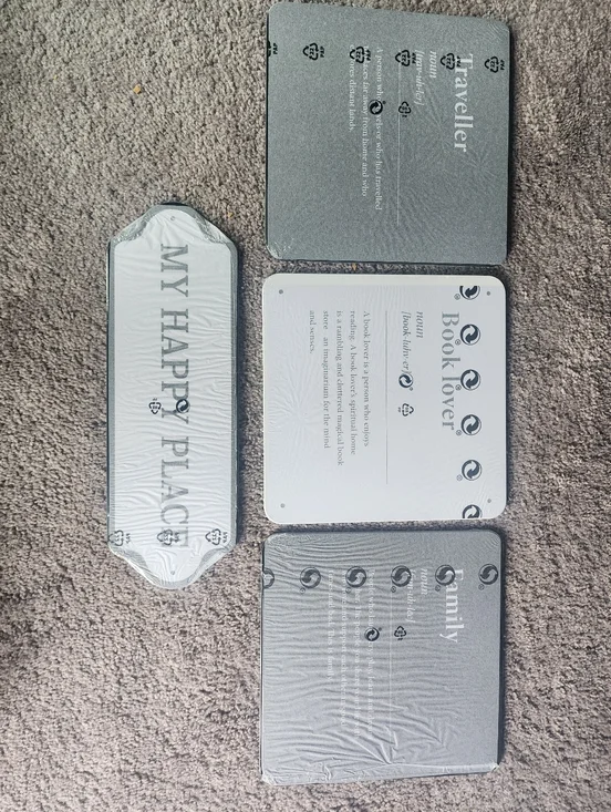IKEA set of 4 Wall Plaques