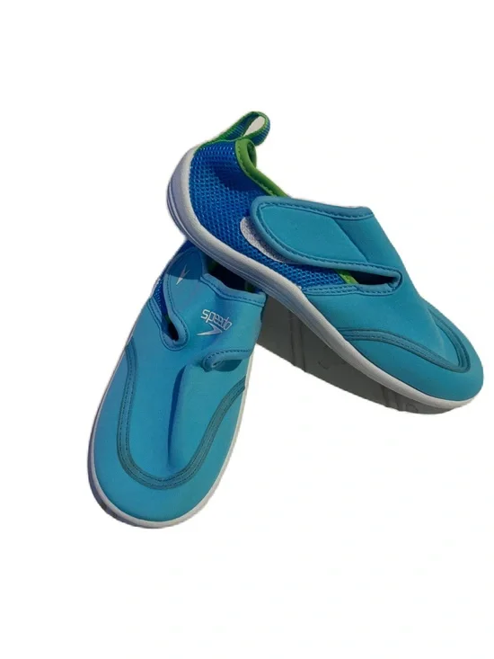Speedo Turquoise and Lime Slip-On Water Shoes