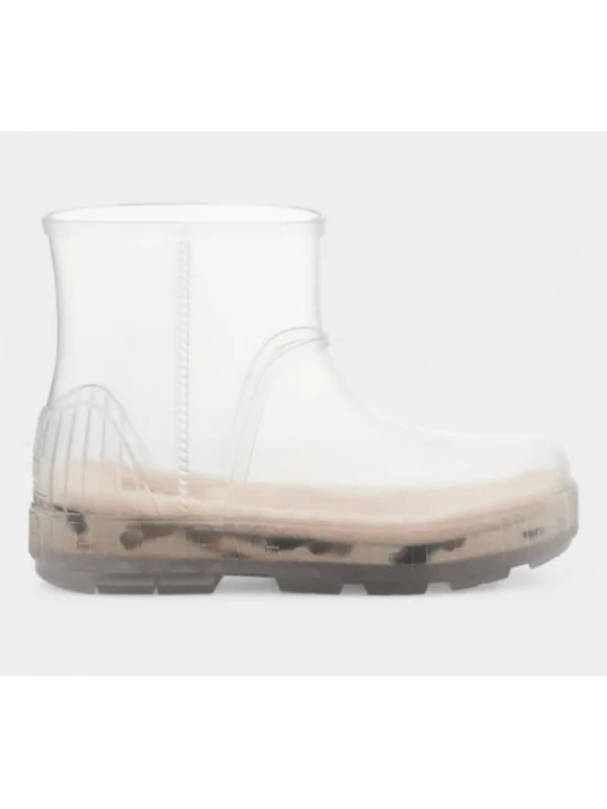 UGG Drizlita Clear Transparent Rain Boot with Beige Lining