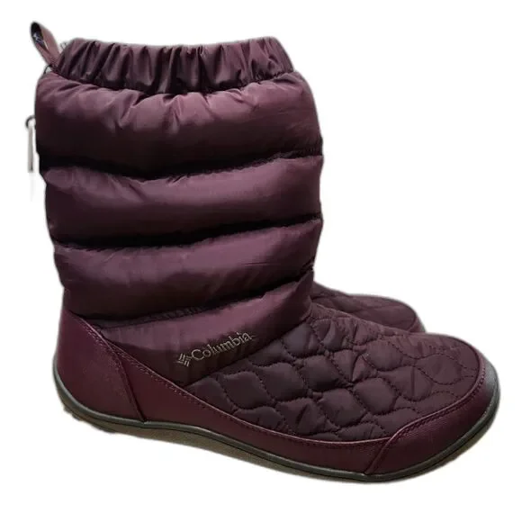 Columbia Omni‑Heat Waterproof Winter Boots Women’s 11 Purple Plum