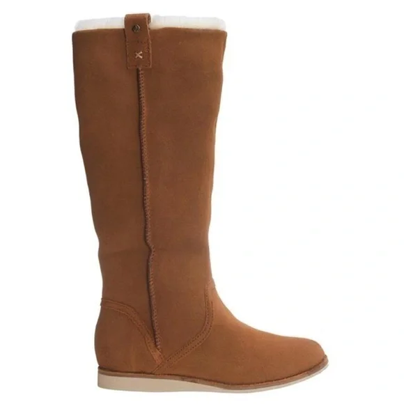 Reef winter moon boots suede faux fur lined‎ 8.5