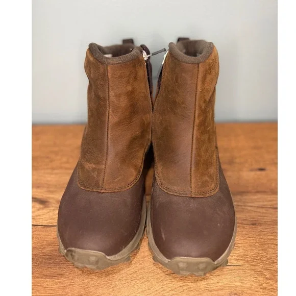 Merrell Thermo Kiruna Mid Zip Waterproof Winter Boots Brown Womens 7.5 J035092‎