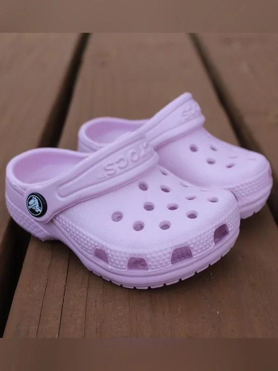 Crocs Light Purple Toddler Classic Clogs Sz 2/3