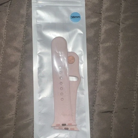 Pink Silicone Smartwatch Band