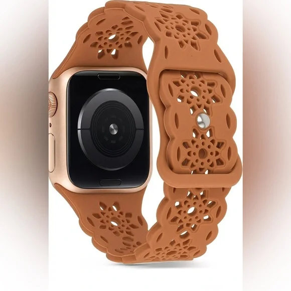 42/44/45/49mm - Tan Floral Band fits iWatch
