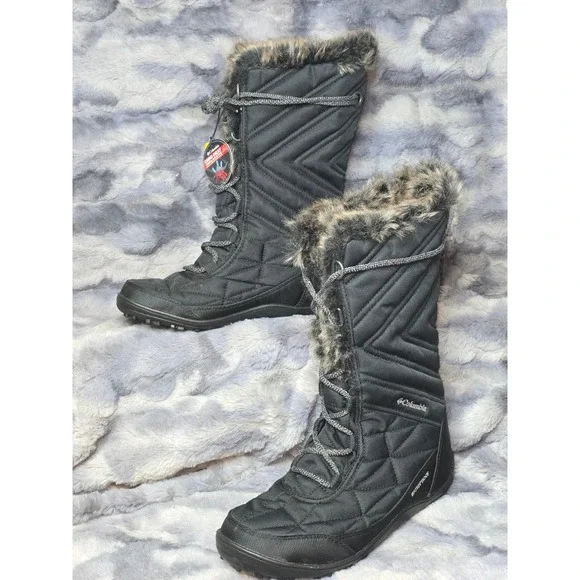 NWT Columbia Minx‎ Mid 3 Pac Boots for Ladies - Black  SZ 7.5