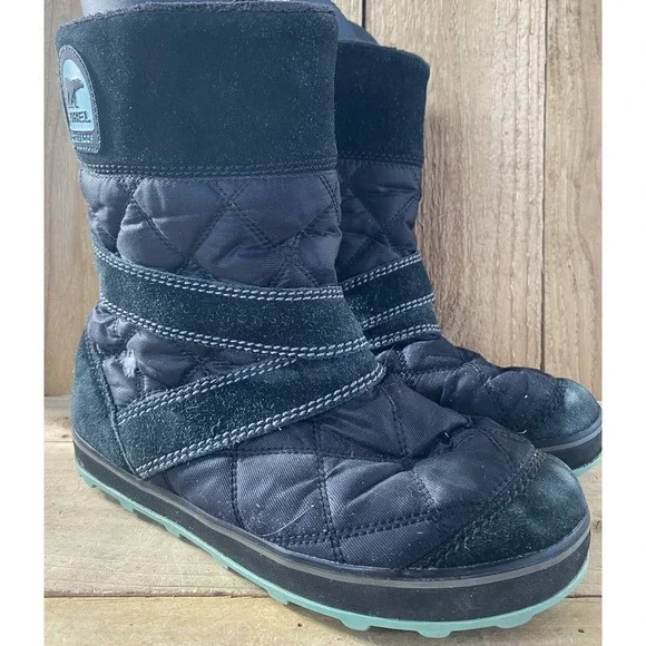 Sorel Black Snow‎ Boots Womens 7 Comfy