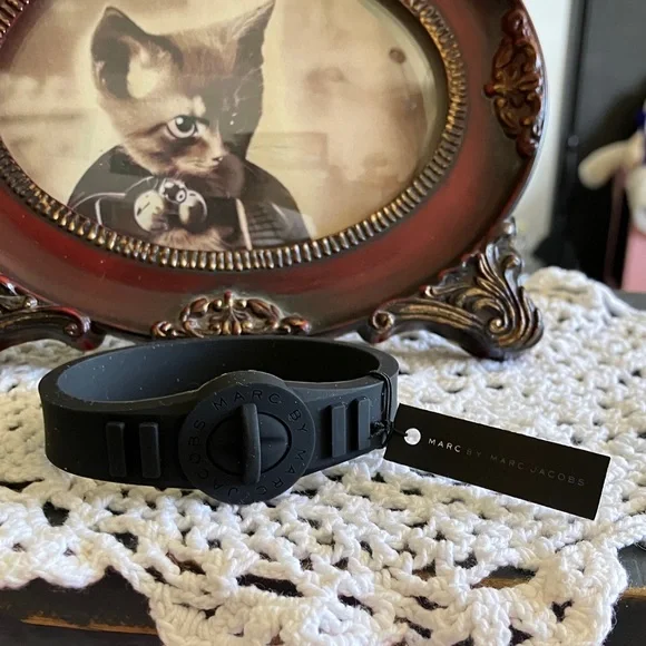 Marc by Marc Jacobs Black Tech Wristband