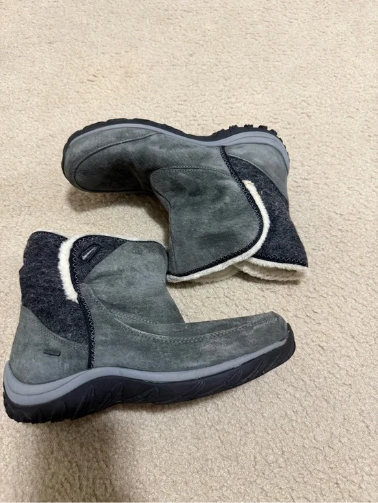 Patagonia Gray Winter Shearling-Lined Boots