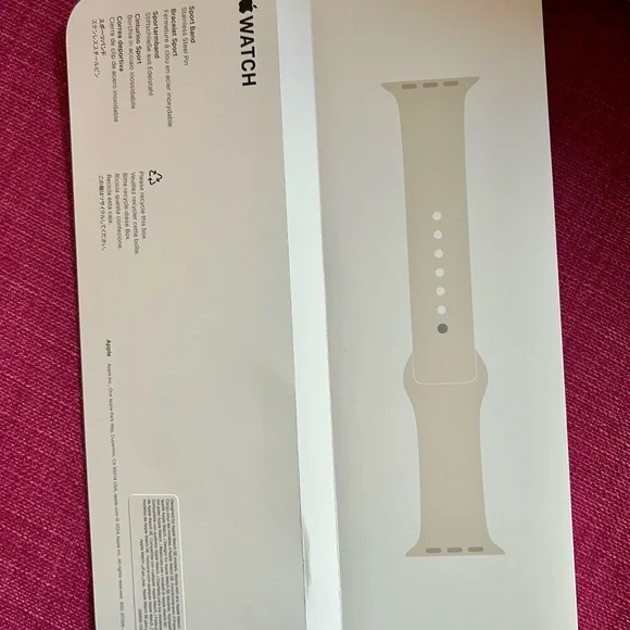Apple Watch Sports Band - Starlight (Beige)