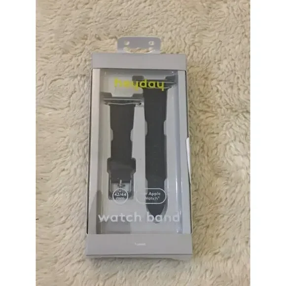 heyday™ Apple Watch Band 42mm/44mm - Leather Black