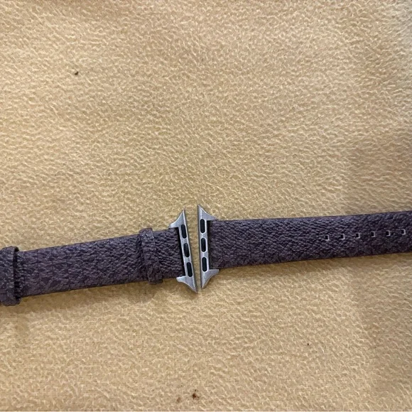 Michael Kors Brown Wristband with Silver Clasp