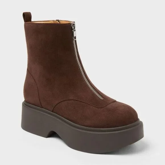 Wild Fable - Women’s Honor Boots with Memory Foam Insole – Wild Brown