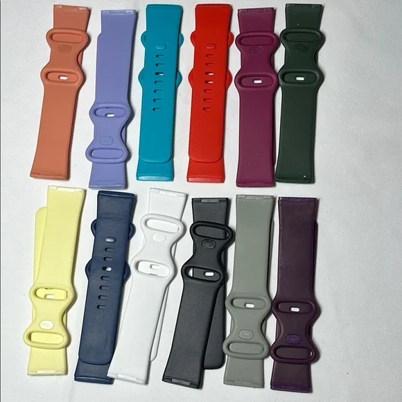 Colorful Silicone Watch Bands Set