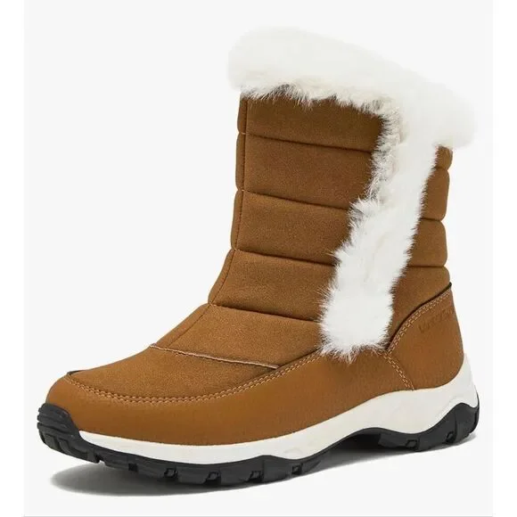 Lands' End Expedition Waterproof Insulated Womens Snow Boots Size 7.5