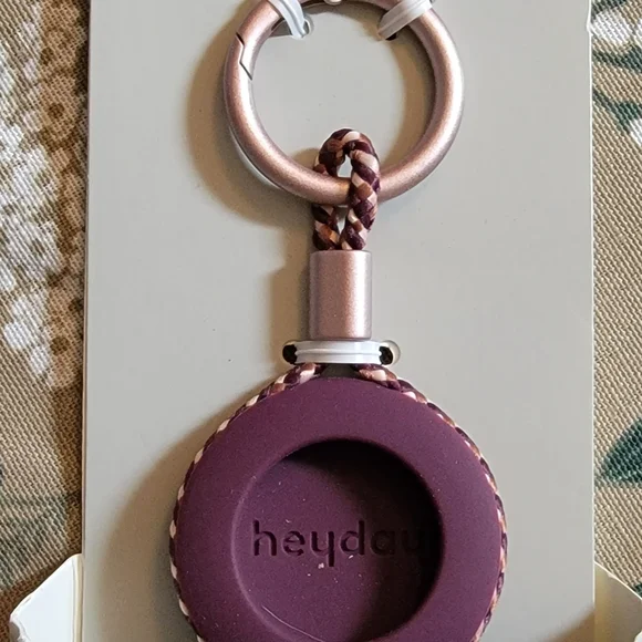 Heyday Purple Keychain with Braided Loop