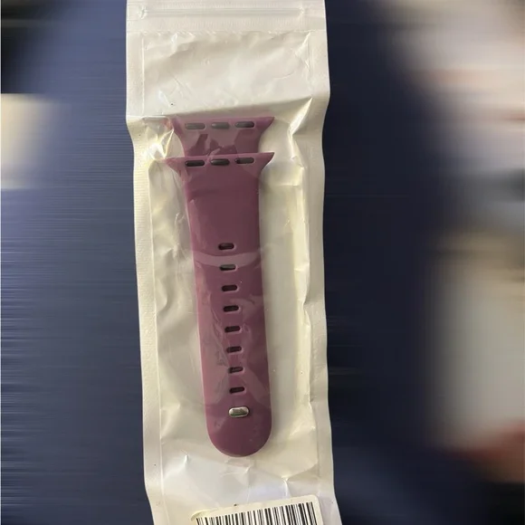Vibrant Plum Silicone Watch Strap