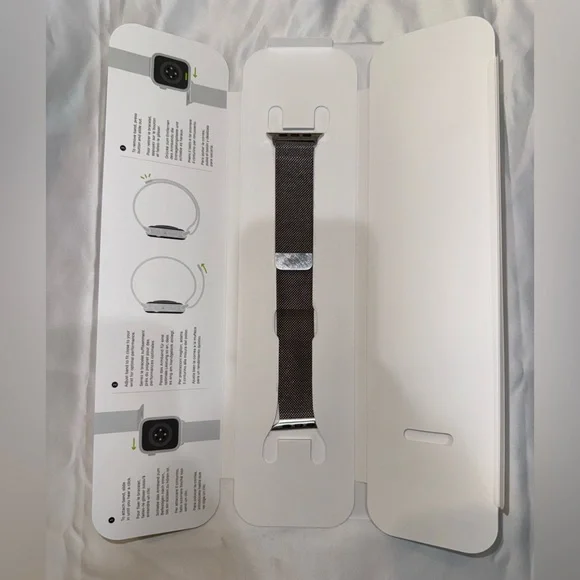 Apple Watch 44mm Stainless Steel Wearable Band