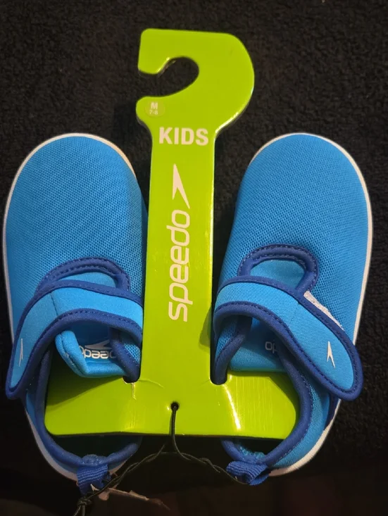 Speedo Kids Bright Blue Hook-and-Loop Water Shoes
