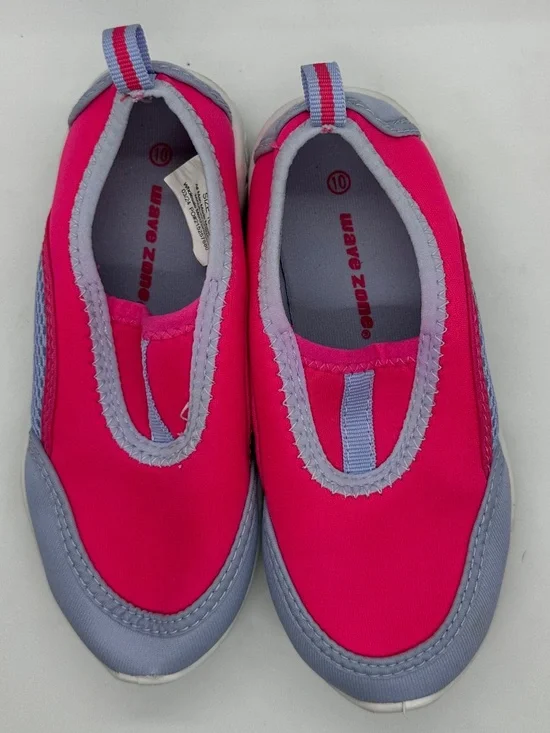Wave Zone Water Shoes Toddler Size 10 Pink & Lavender Slip-On