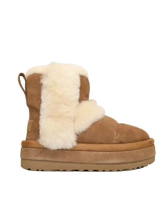 New! UGG Classic Chillapeak Shearling Lined Chestnut Boot 7 US 1144046 DD539