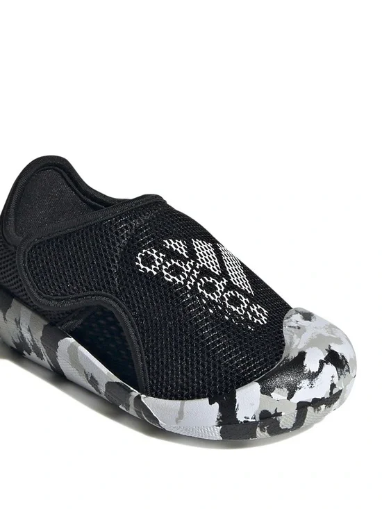Adidas toddler Black Slip-On Water Shoe with Gray Camo Sole/Size 10 toddler