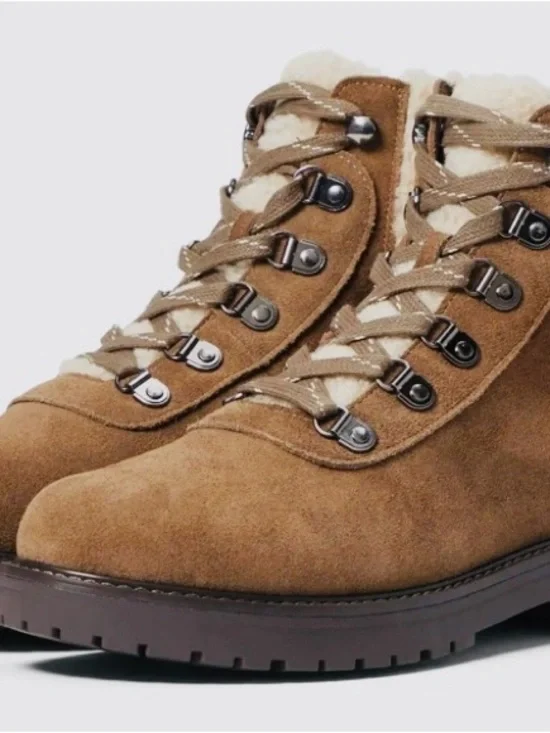 Women's Suede & Shearling Boot