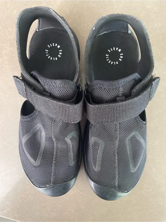 Adidas Kids Black Water Shoes with Velcro Strap