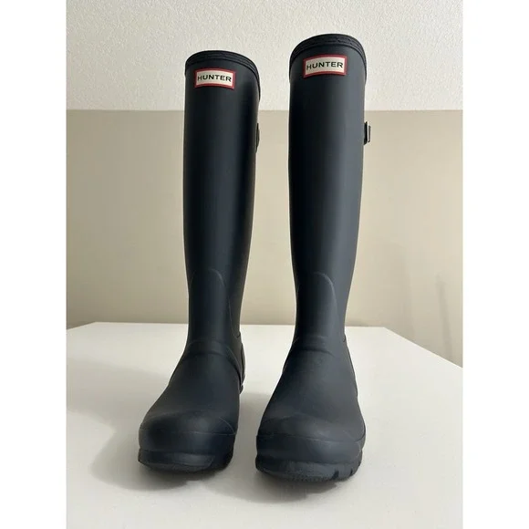 ASO Bella‎ Swan Hunter Original Tall Waterproof Rain Boots Size 6