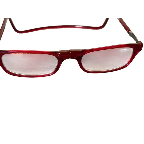 CliC‎ Magnetic Front Connection Read Glasses FRAMES Adjustable Neck Wrap Readers