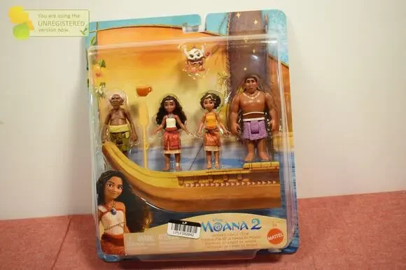 Disney Moana 2 Moana's Canoe Crew Playset