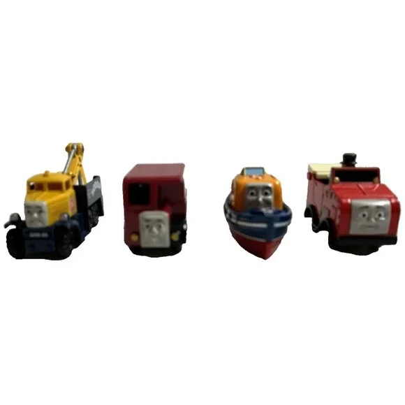 Thomas & Friends Take n Play Diecast Vehicles Lot of 4 Boat Tow Truck Bus Car