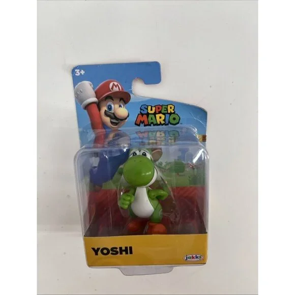Jakks Pacific World of Nintendo Super Mario, 2.5 inch Mini Figure - Yoshi