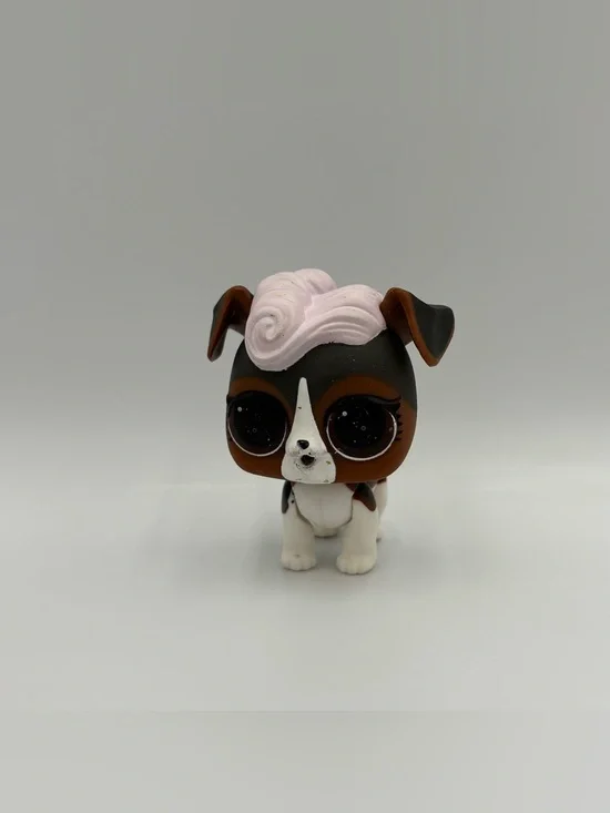 RARE LOL Surprise Doll Pet DJ Puppy Dog MGA 2.5 in Poseable Animal Toy Figure