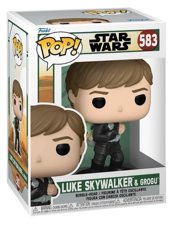 Funko Pop! Star Wars Luke Skywalker & Grogu Vinyl Figure  #583
