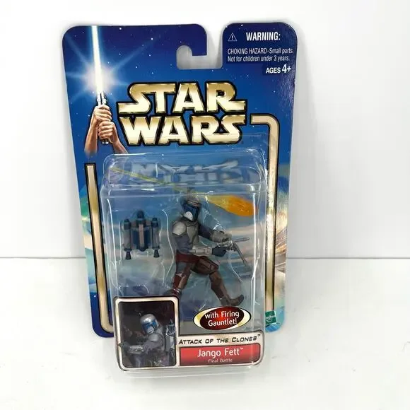 Star Wars Jango Fett Final Battle Figure 2002. Factory Sealed