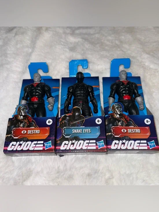 set of 3 G.I.Joe figurines