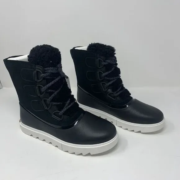 Sorel Joan of Arctic‎ Next Lite Boots Women's 9.5 Black Sea Salt Waterproof