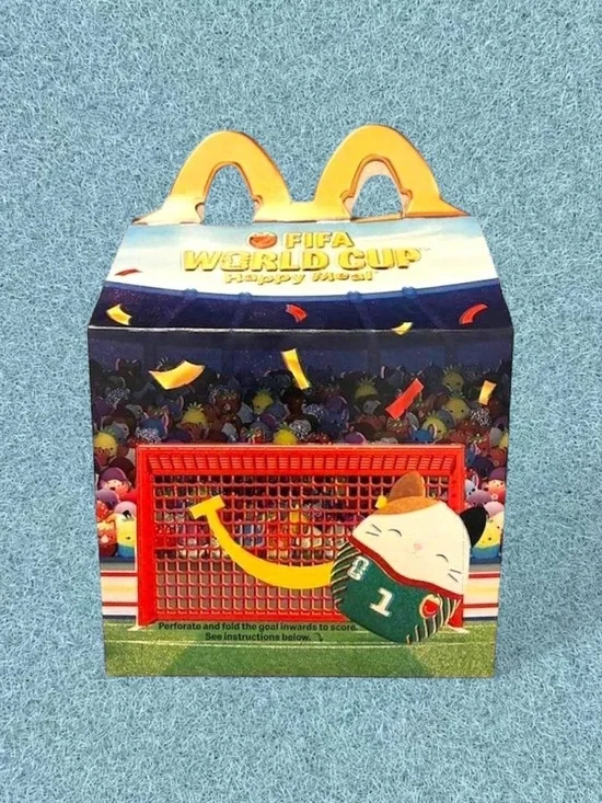 Squishmallows FIFA World Cup 2026 McDonalds Happy Meal Box