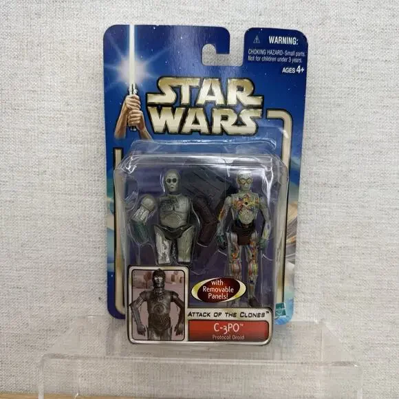 Star Wars Saga Series Attack Of The Clones C-3PO Protocol Droid New