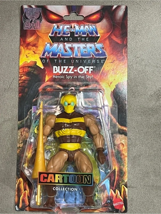 Mattel He-Man Buzz-Off Action Figure - Yellow, Brown, Green
