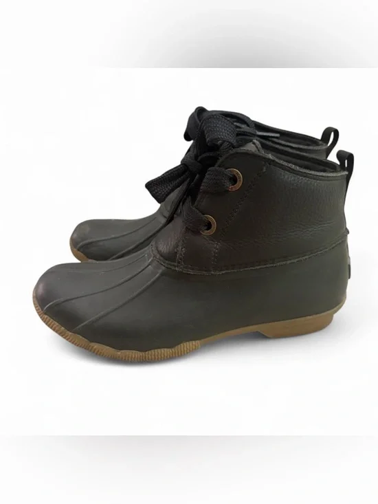 Sperry Black Duck Boots Rain Boots Women’s Size 8‎
